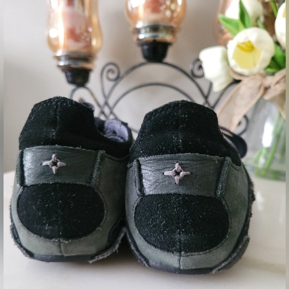 Diesel Almaty Genuine Leather Sneakers/Trainers Dark Green/Black Shoes M8/EU40.5 - Picture 11 of 16